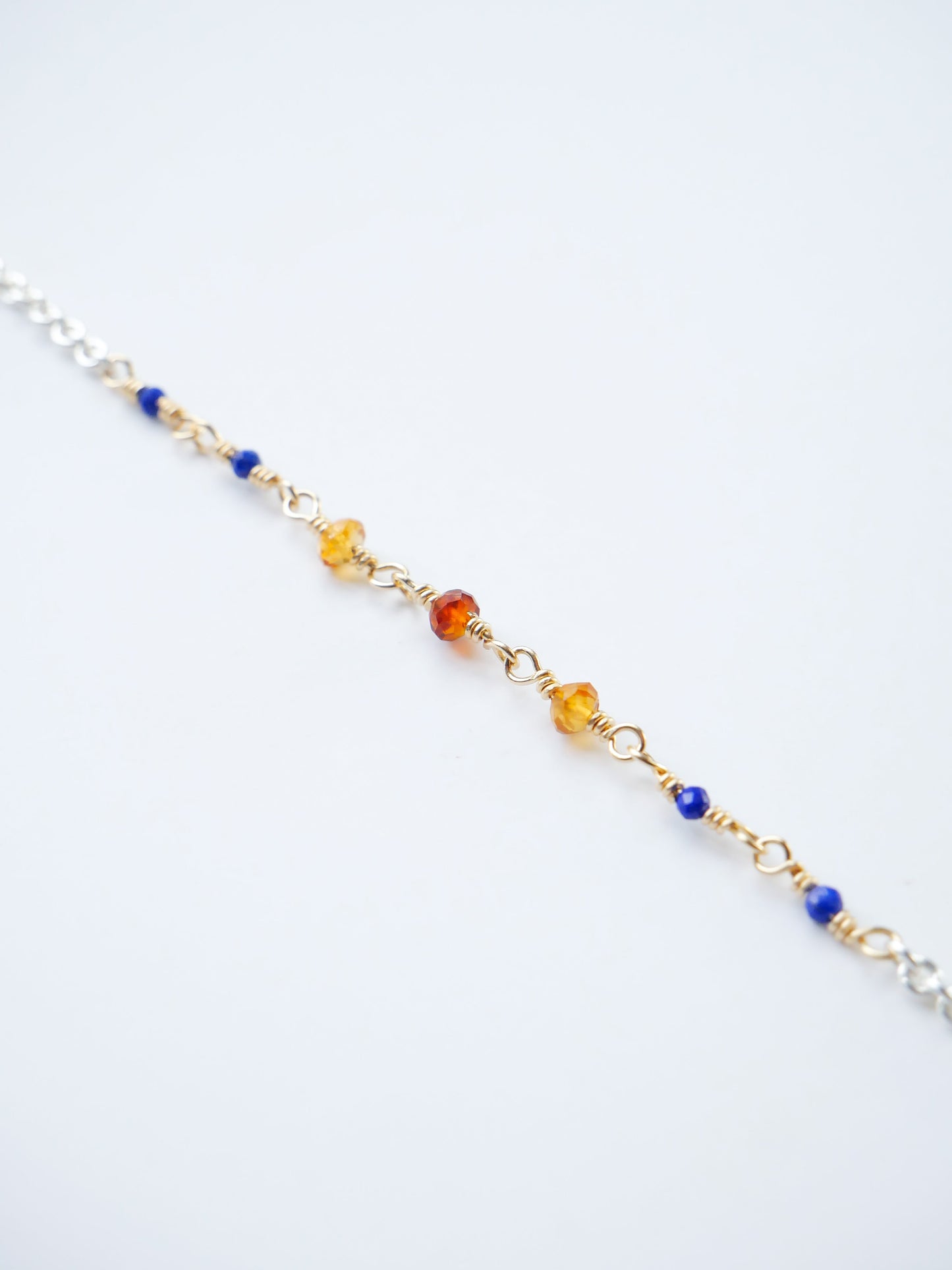 GOLDEN HOUR BRACELET– Citrine & lapis lazuli