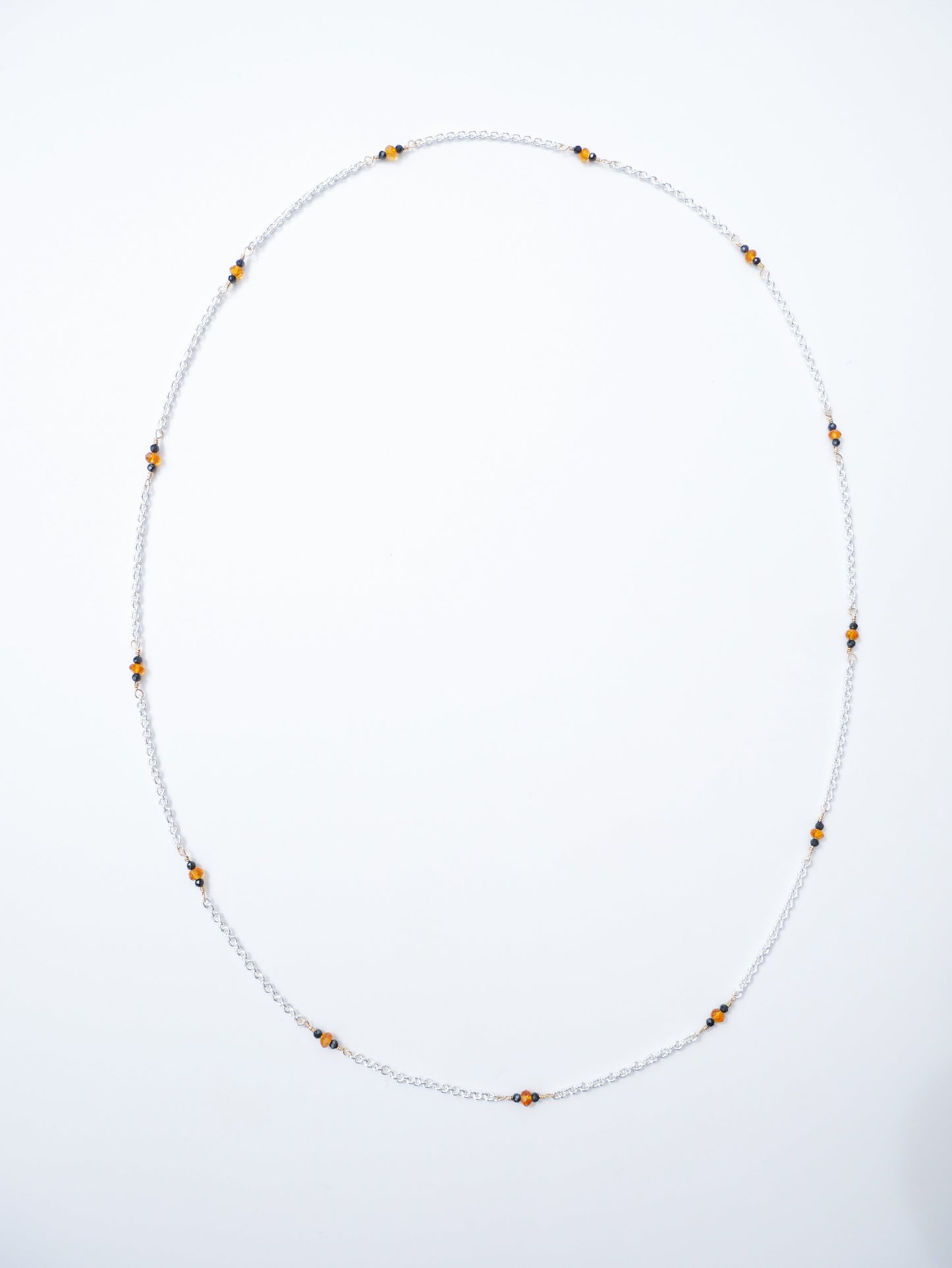 LUMIÈRE NECKLACE – citrine & sapphire