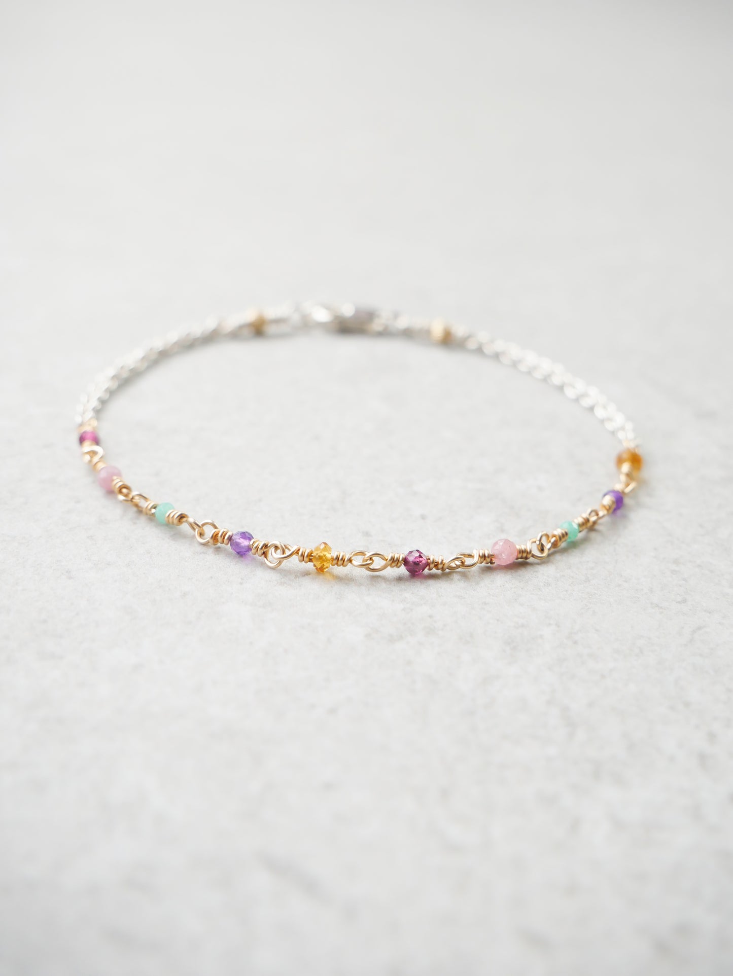 FESTIVAL BRACELET – Citrine, garnet, pink tourmaline, amethyst & emerald