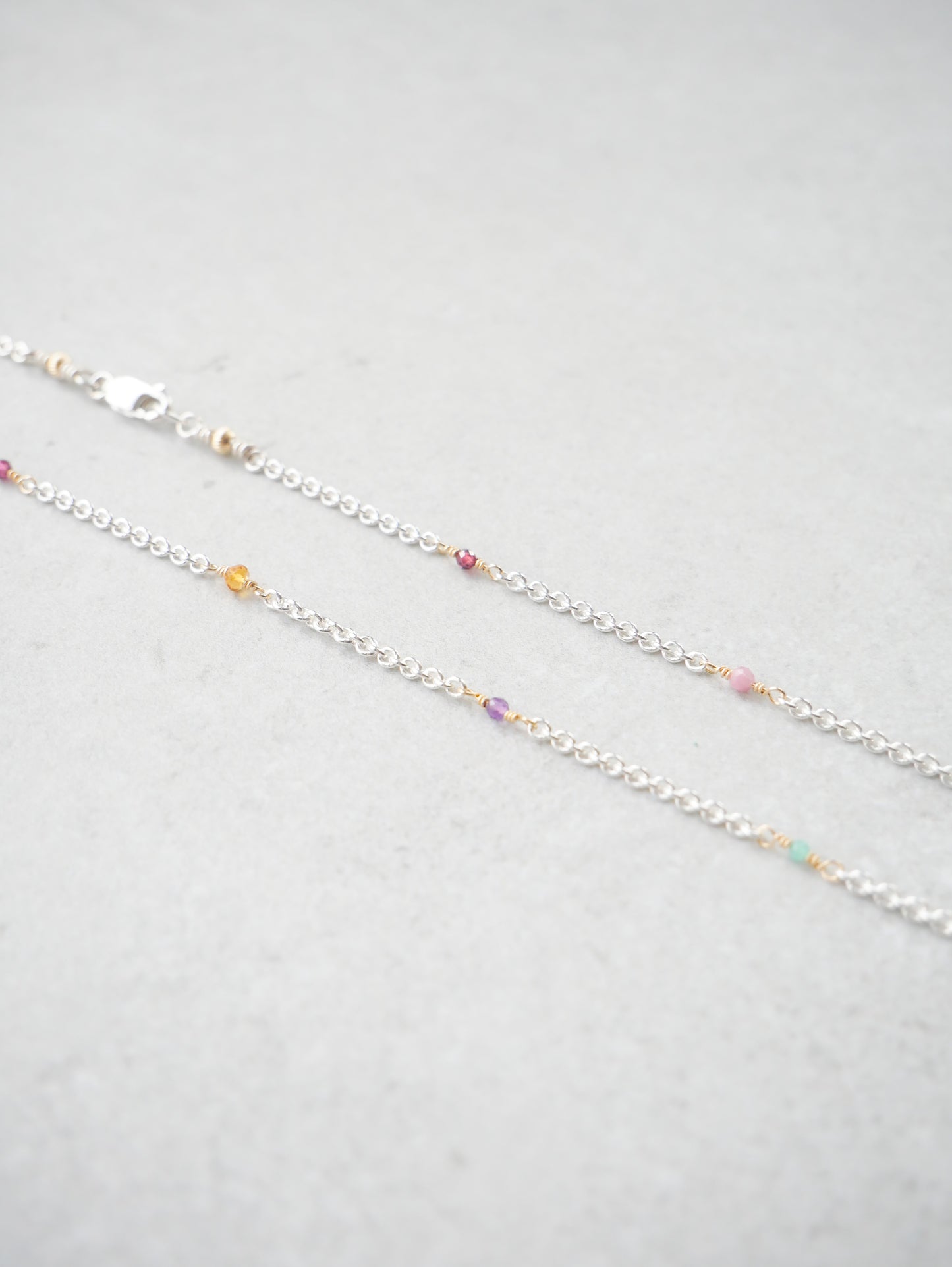 FESTIVAL NECKLACE – Citrine, garnet, pink tourmaline, amethyst & emerald