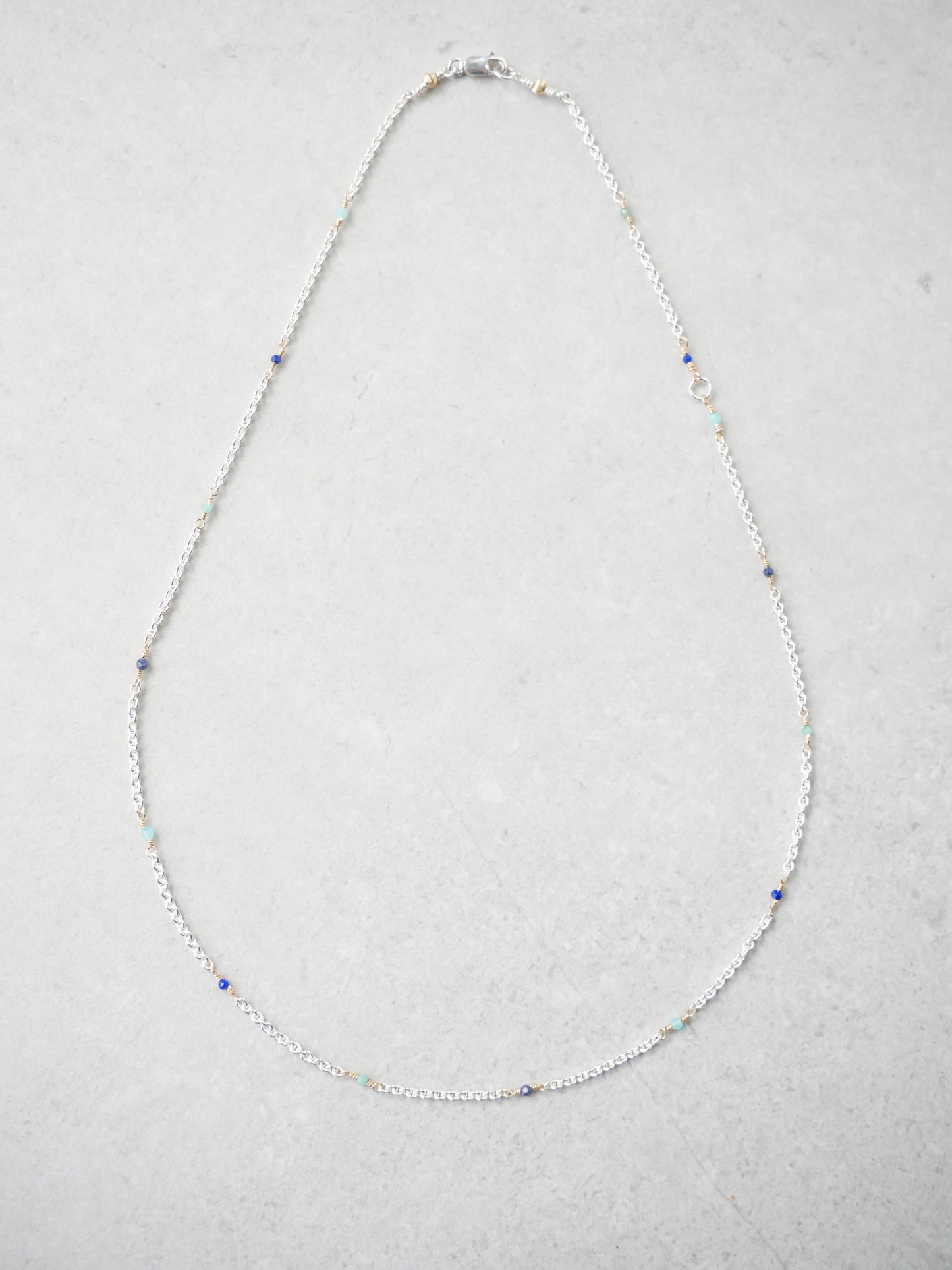 EVERYDAY SOIRÉE NECKLACE – Emerald, sapphire, tourmaline & amazonite