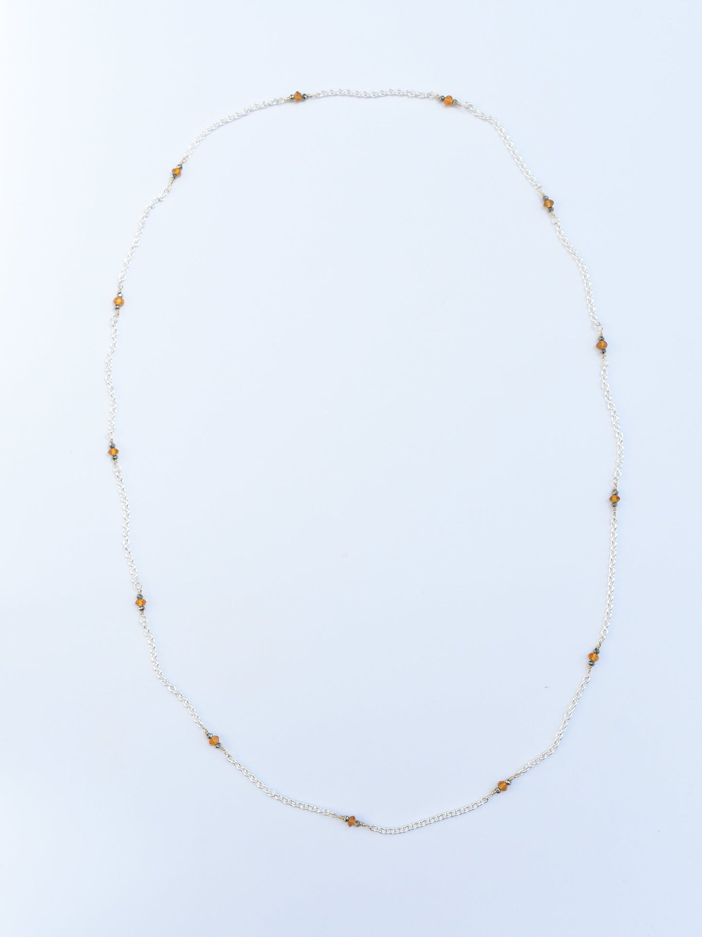 GOLDEN HOUR NECKLACE – citrine & pyrite