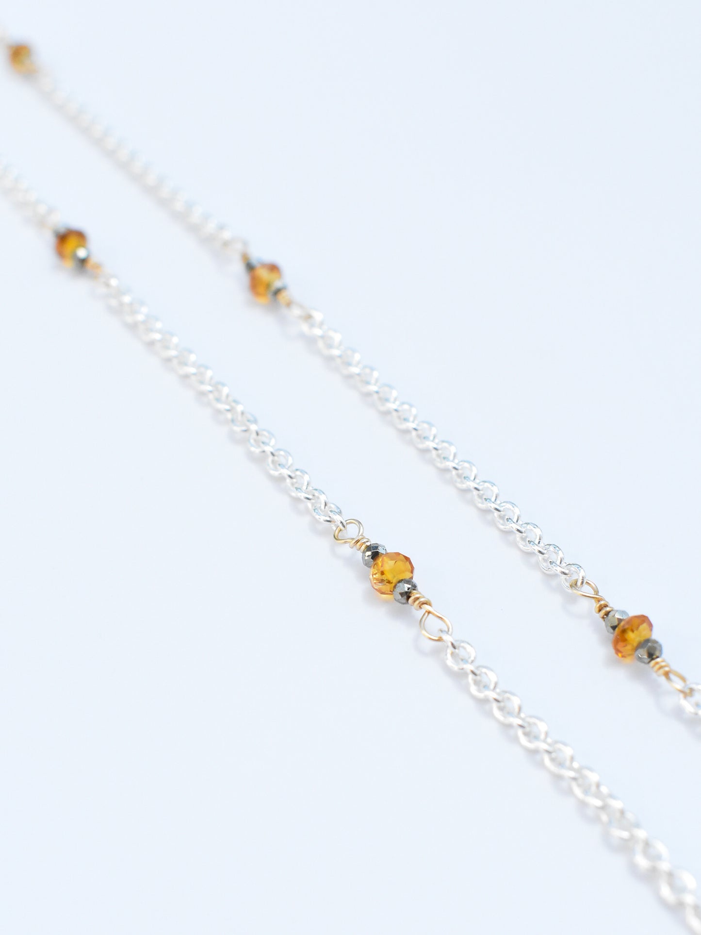 GOLDEN HOUR NECKLACE – citrine & pyrite